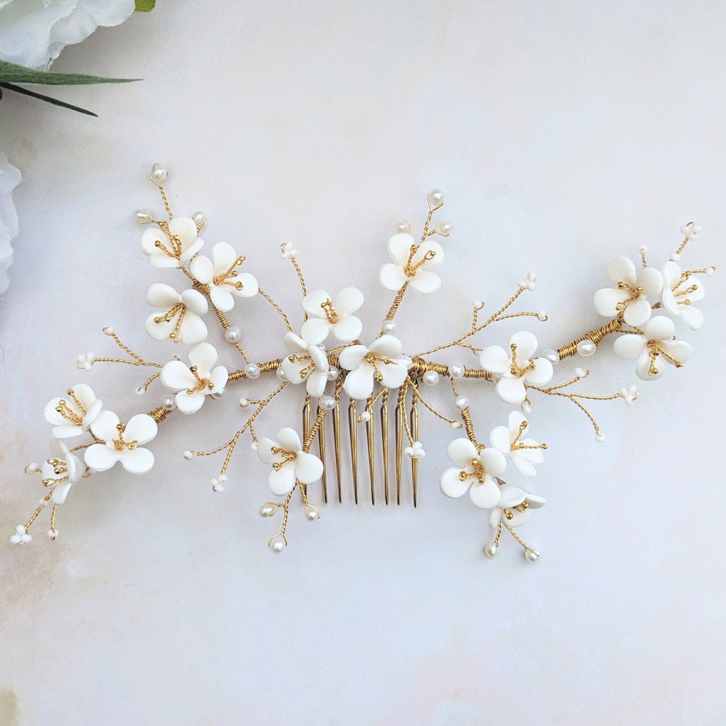 Floral bridal hair accessories - Susie Warner