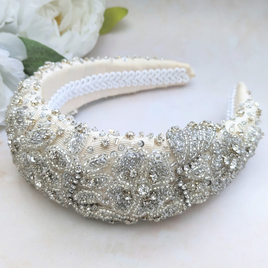 Luxury bridal padded headband - Susie warner