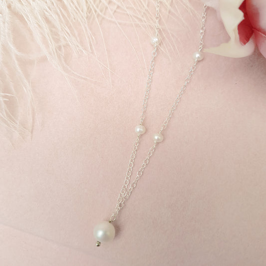 Freshwater Pearl Wedding Necklace for brides - Susie Warner