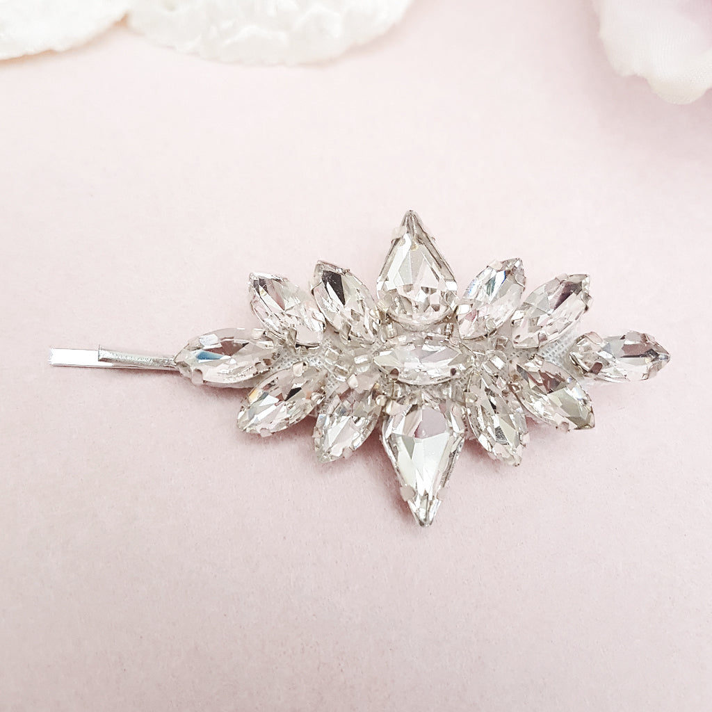 Deborah Crystal Starburst Hair Clip