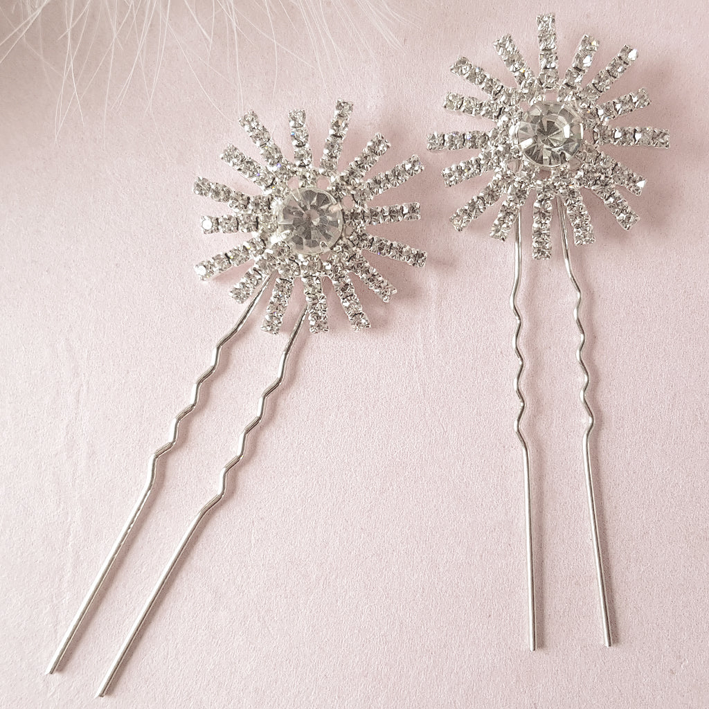 Swarovski hair store pins